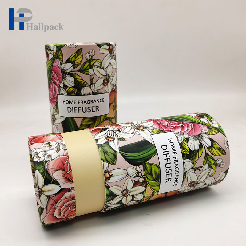 Carton de papier Kraft mat biodégradable de haute qualité, Tube de papier rond, serviette, vêtements, sous-vêtements, foulard en soie, emballage en Tube de papier cadeau