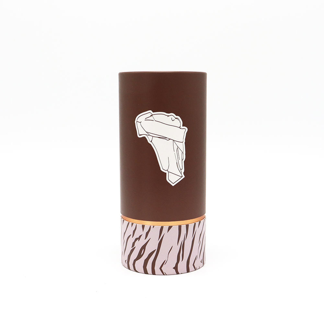 Carton Kraft mat biodégradable personnalisé, Tube rond en papier, serviette, vêtements, sous-vêtements, écharpe en soie, emballage en Tube de papier cadeau