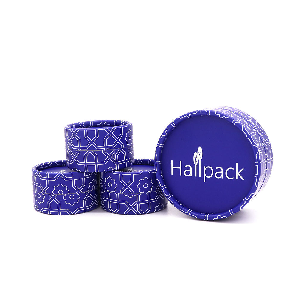 Tube rond écologique de salière d'épice de boîte ronde de carton de catégorie comestible avec le récipient supérieur de tamis pour l'emballage de papier de poudre libre