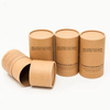 Tube de papier kraft biodégradable empaquetant la boîte à thé de tube de papier de thé