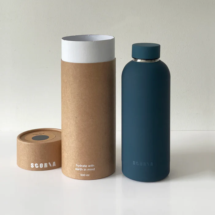 Hallpack Design Tube en papier rond écologique 100 % sans plastique pour bouteille à boire Matériau biodégradable Tube en papier pour bouteille