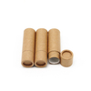 Tube de papier Push Up en gros, conteneur de déodorant, boîte d'emballage écologique, carton biodégradable, baume à lèvres, Tube en papier Kraft
