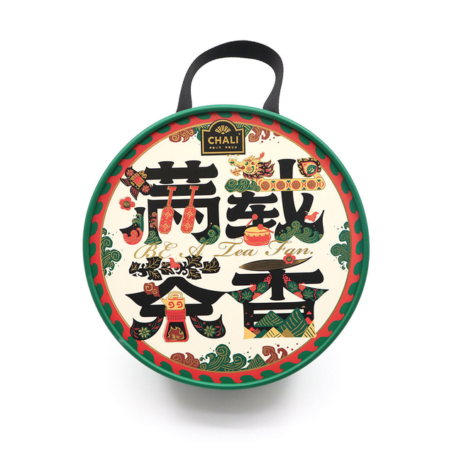 Design de luxe imprimé Mooncake boulettes Macaron Dessert gâteau d'anniversaire fête gâteau cylindre conteneur rond papier Tube emballage