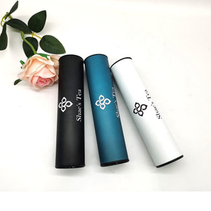 Emballage de tube de papier de thé de casse-croûte de crème glacée de nourriture de conception ronde de luxe biodégradable fait sur commande