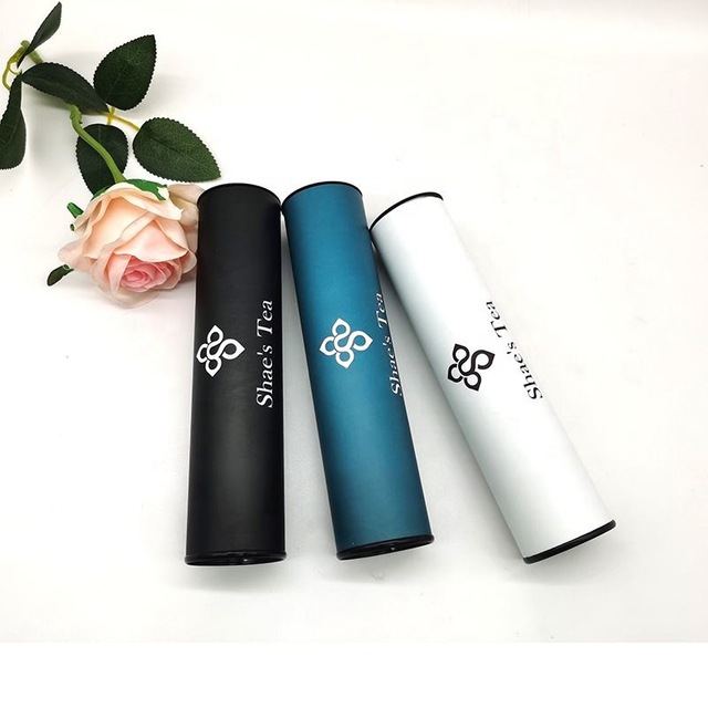 Emballage de tube de papier de thé de casse-croûte de crème glacée de nourriture de conception ronde de luxe biodégradable fait sur commande