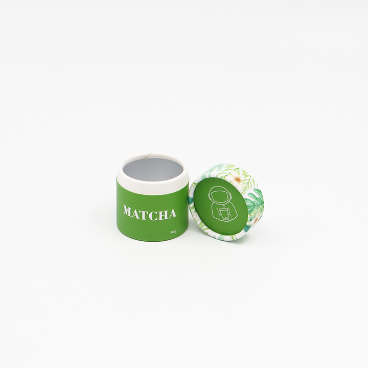 Emballage fait sur commande écologique de tube de papier de boîte de cylindre de carton de catégorie comestible pour le lait en poudre de thé de café