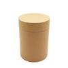 Emballage de tube de papier de thé de café de poudre de protéine de tube rond de bord plat de carton biodégradable de taille faite sur commande favorable à l'environnement