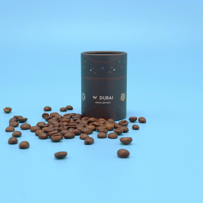 Emballage de Tube de papier de thé de Logo d'impression personnalisé récipient de cylindre de carton de catégorie comestible pour l'emballage de boîte ronde de café de thé