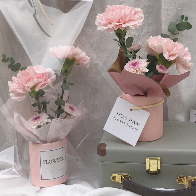Ensemble personnalisé de boîtes à roses en daim préservées, emballage en carton pour fleurs, boîte-cadeau de fleurs en papier rigide biodégradable de forme ronde