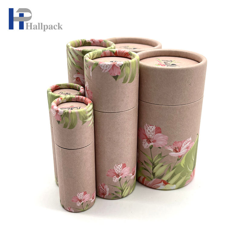 Cylindre de différentes tailles, Tube rond en papier Kraft, coque en papier, Tubes de rouge à lèvres