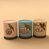 Boîte ronde de tube d'emballage de papier d'emballage recyclable pour le noyau de tube de papier d'impression d'or de catégorie comestible d'animal familier