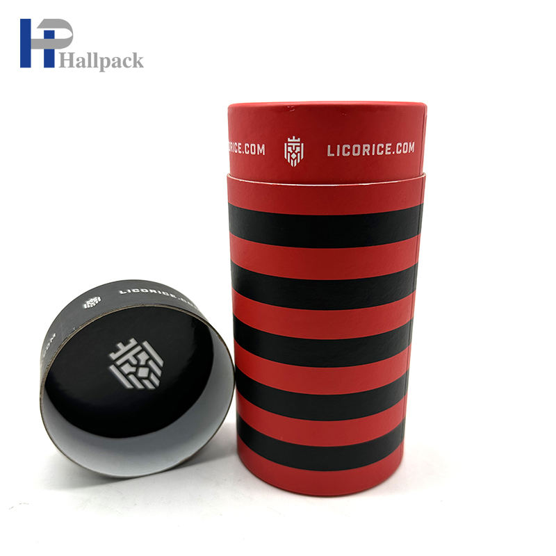Boîte de flacon compte-gouttes avec Logo personnalisable de haute qualité, emballage rond en carton Kraft pour cosmétiques, Tube en carton coloré