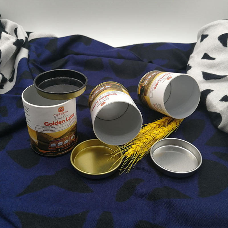 Emballage de tube de papier de café de tube de papier de thé de tubes de nourriture de papier de revêtement de fer