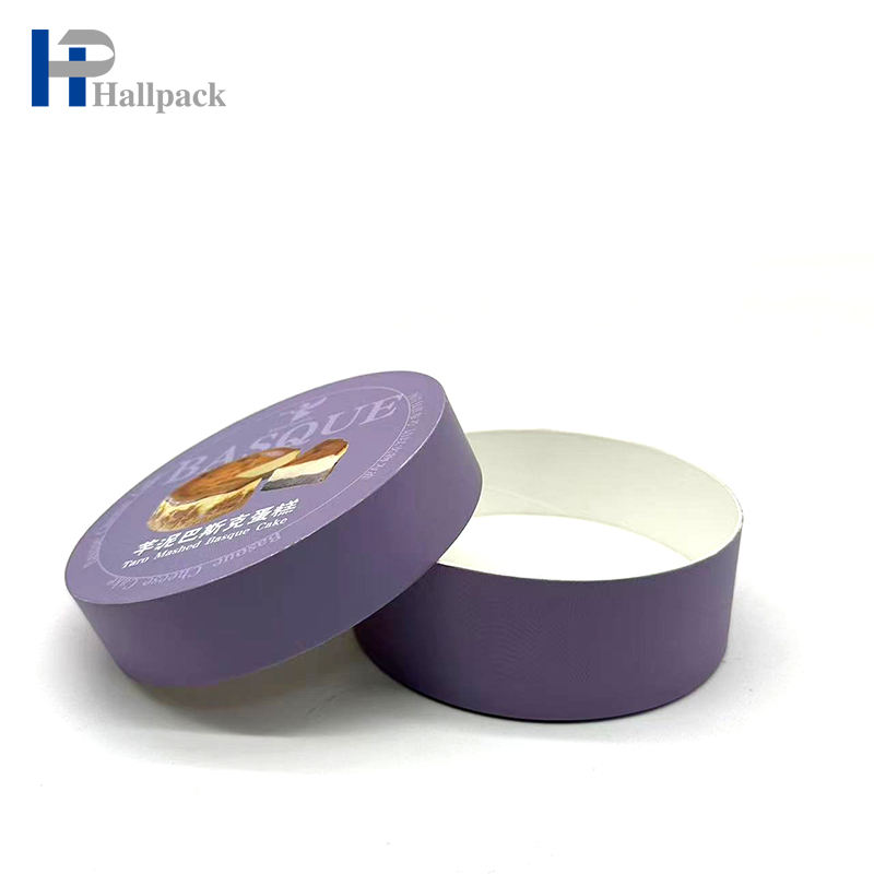 Fabricant de tube de papier d'emballage de gâteau rond biodégradable de qualité alimentaire
