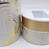 Tube de papier kraft en gros de conception de taille nue d'emballage en papier rond personnalisé