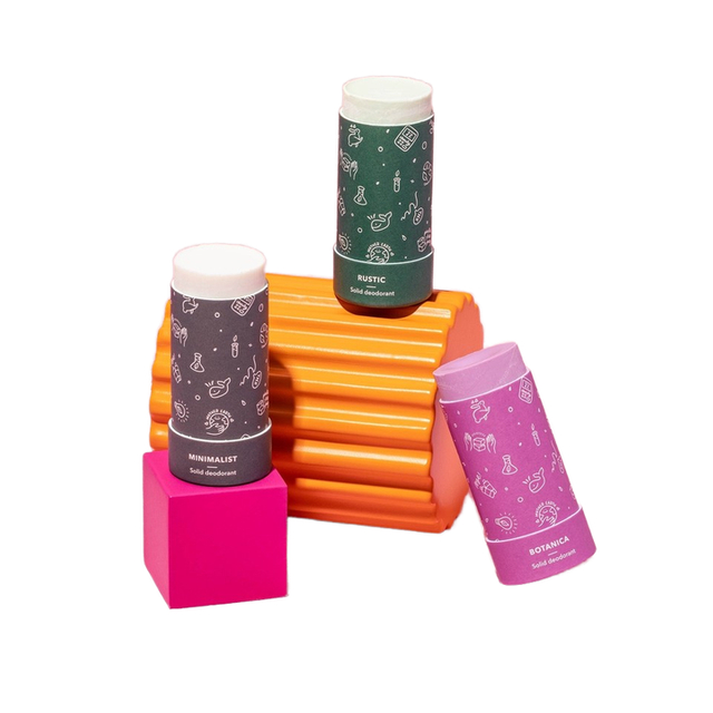 Emballage de baume à lèvres en papier biodégradable de haute qualité, emballage de déodorant, Tube en papier Push Up, boîte à Tube rond, emballage en carton