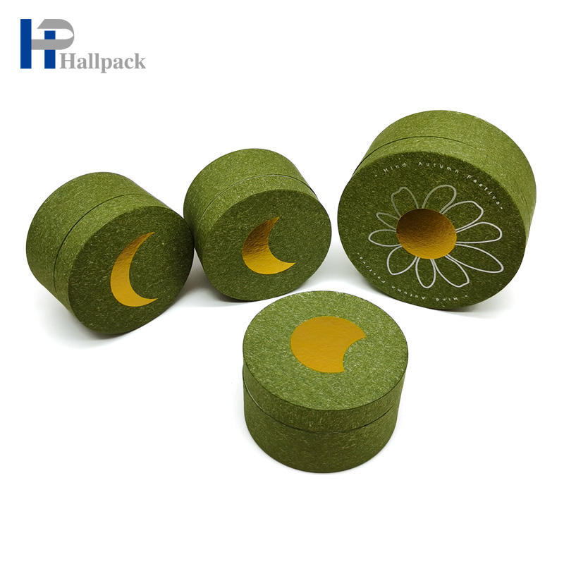 Tube de papier vert crème pour le visage, emballage de boîte d'emballage en papier kraft, Tube d'expédition