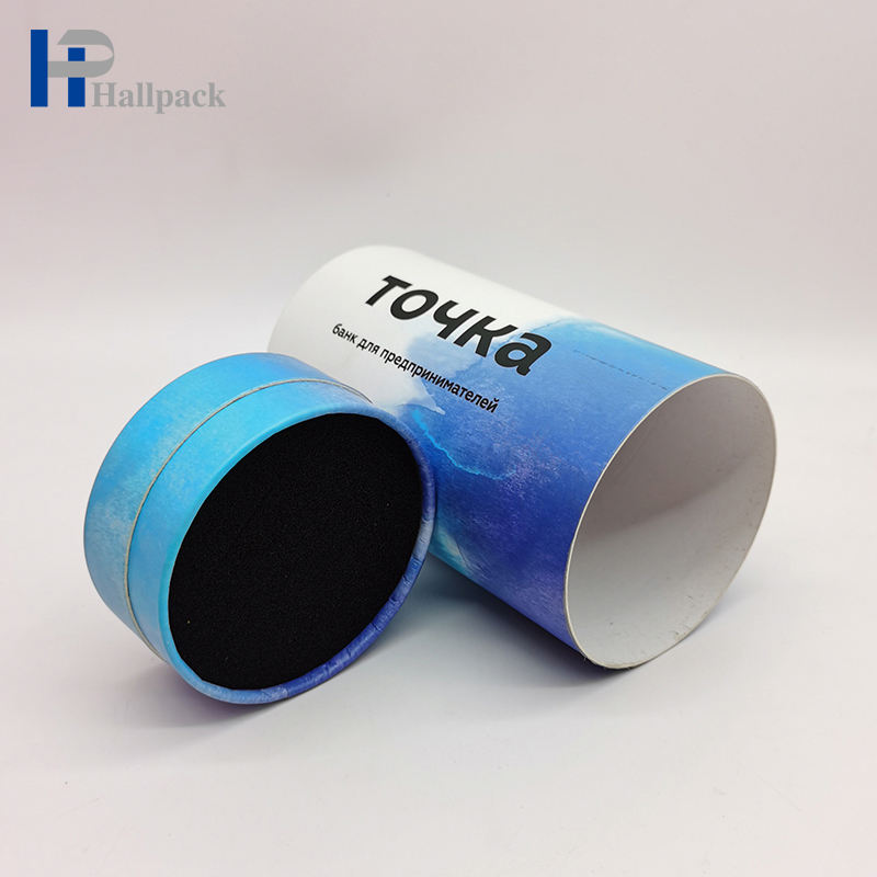 Tube de papier recyclé fait sur commande tube de papier métallisé fort de carton de papier