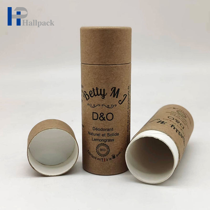 Le tube rond de papier de carton d'emballage d'impression de luxe poussent le tube de papier