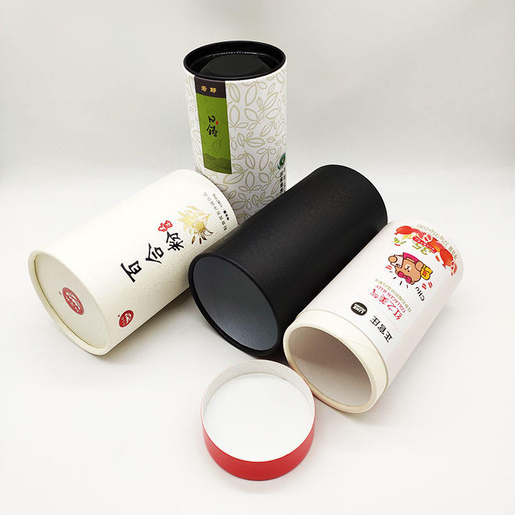 Tubes de papier d'emballage biodégradables de tube de Roun de vente directe d'usine de produits de santé