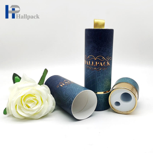 Tube de papier cosmétique de bouteille d'huile essentielle de tube de papier d'impression polychrome écologique