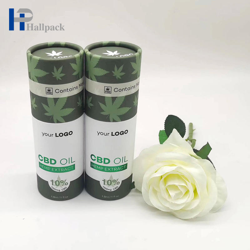 Tube en papier biodégradable emballage d'huile essentielle