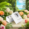 Petite boîte-cadeau de luxe pour bonbons de mariage, boîte rigide à paillettes avec feuille d'or, stratification mate et manipulation d'impression disparaissant