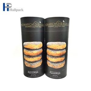 Tube de papier noir en papier kraft avec logo de taille personnalisable, emballage en vrac, offre spéciale