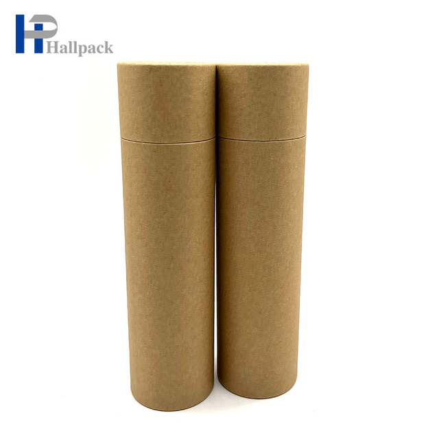Tube de papier de cylindre de cartouche de papier aucun tube de papier d'emballage de Brown d'impression