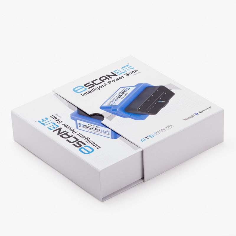 Boîte coulissante de luxe de carton d'emballage rigide dur d'impression faite sur commande avec la boîte de tiroir de douille de cadeau de corde de ruban