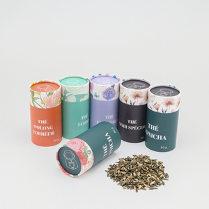 Emballage de tube en papier pour la conception de carton de qualité des aliments en vrac