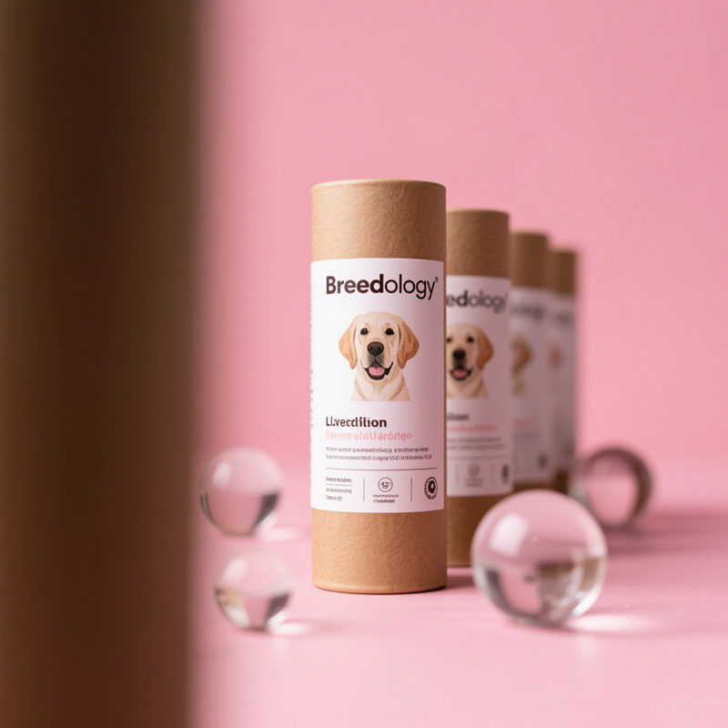 Matériau recyclable Tube de papier de conception personnalisé pour suppléments de collagène Emballage des boissons solides