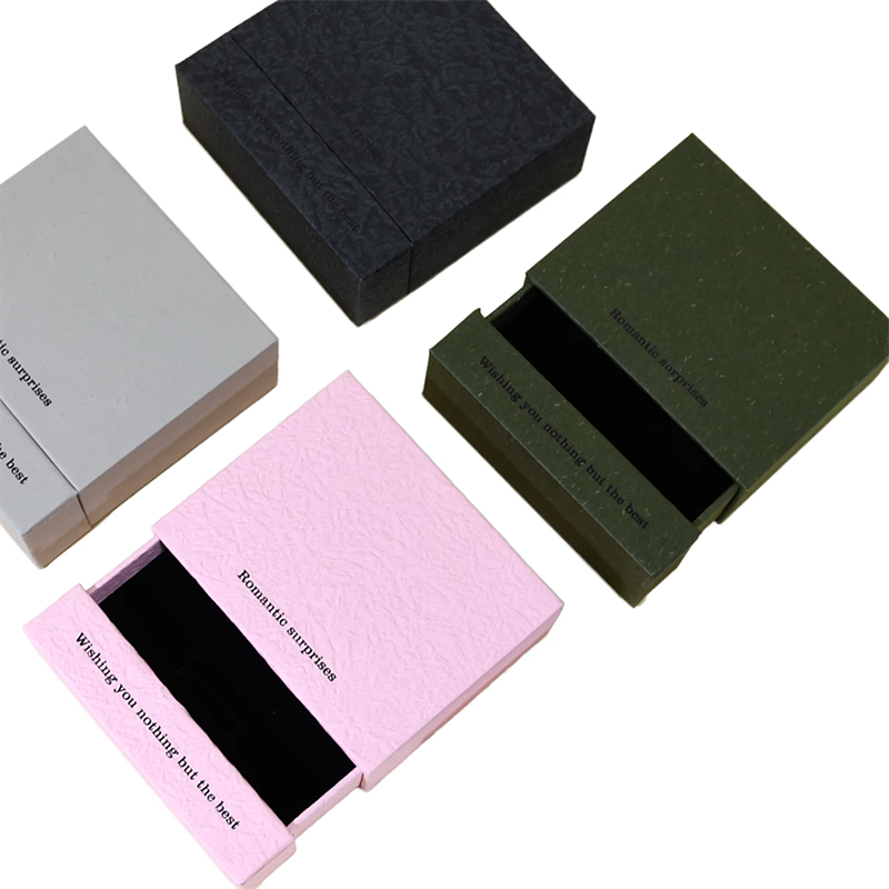 Emballage de bijoux de conception personnalisée biodégradable