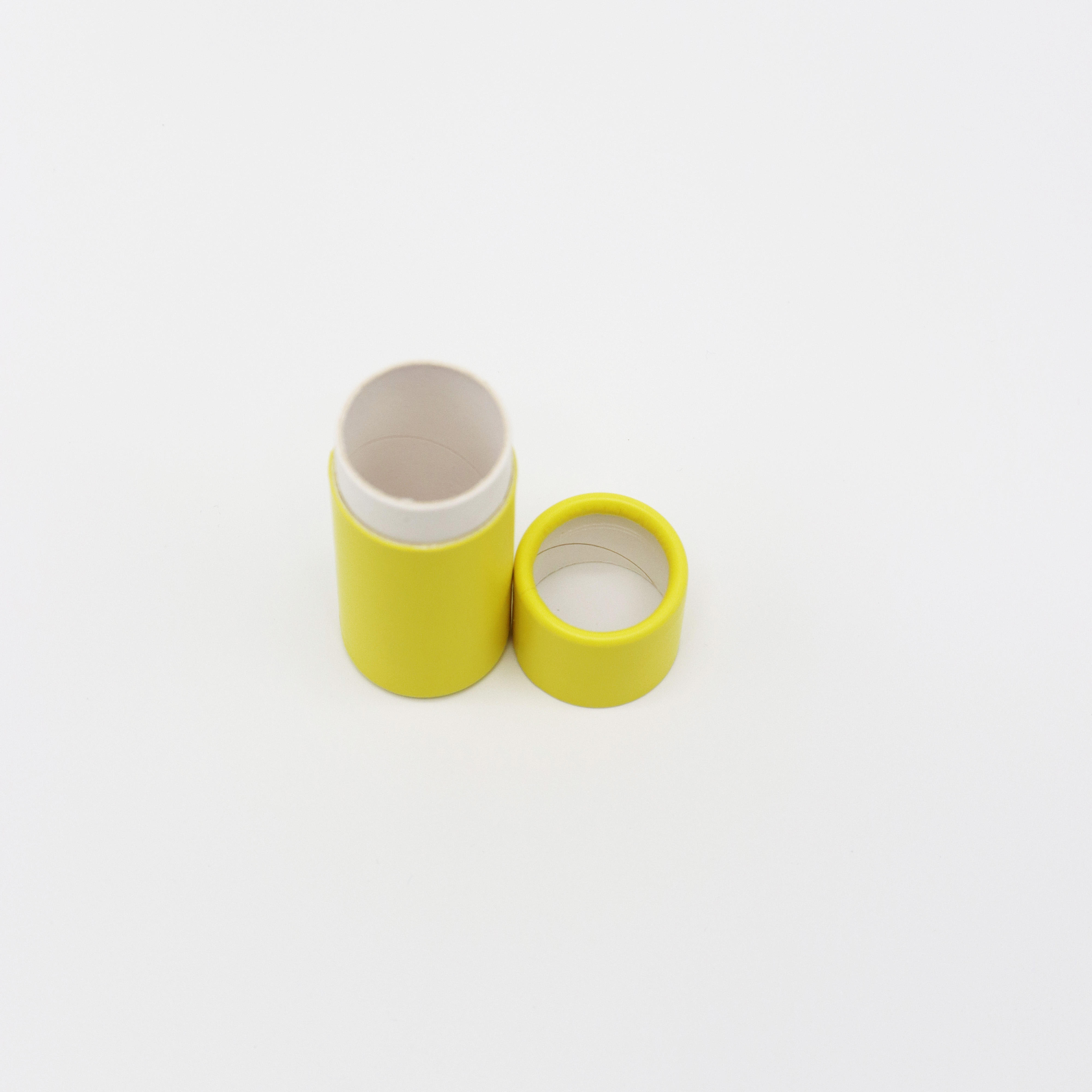 Boîte en papier Kraft pour cosmétiques, boîte d'emballage en Tube de papier d'impression couleur, biodégradable, Tube de rouge à lèvres personnalisé, Tube en carton