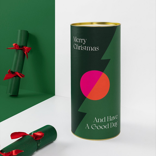 Tube biodégradable d'emballage en papier, couvercle et fond en métal, Tubes d'expédition recyclés, Tubes en carton pour aliments et coffrets cadeaux