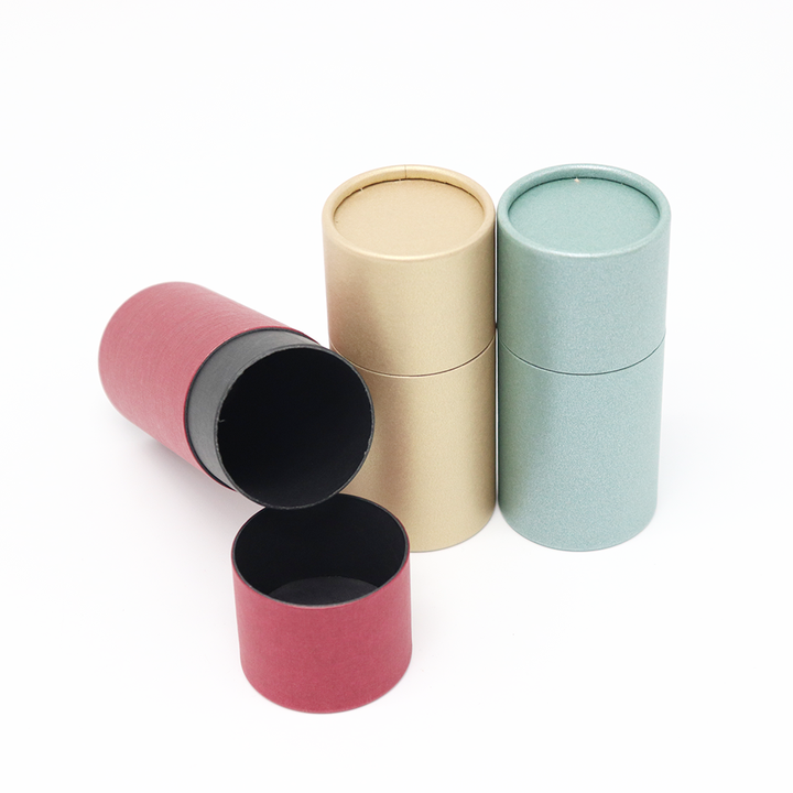 Tube de papier de boîte de cylindre de carton d'emballage de vêtements qui respecte l'environnement avec la fenêtre pour la serviette de chaussettes de sous-vêtements de T-shirts