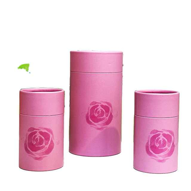 Emballage facile à décoller personnalisé biodégradable Hallpack pour l'emballage de cylindres de papier de café, de thé et de chocolat