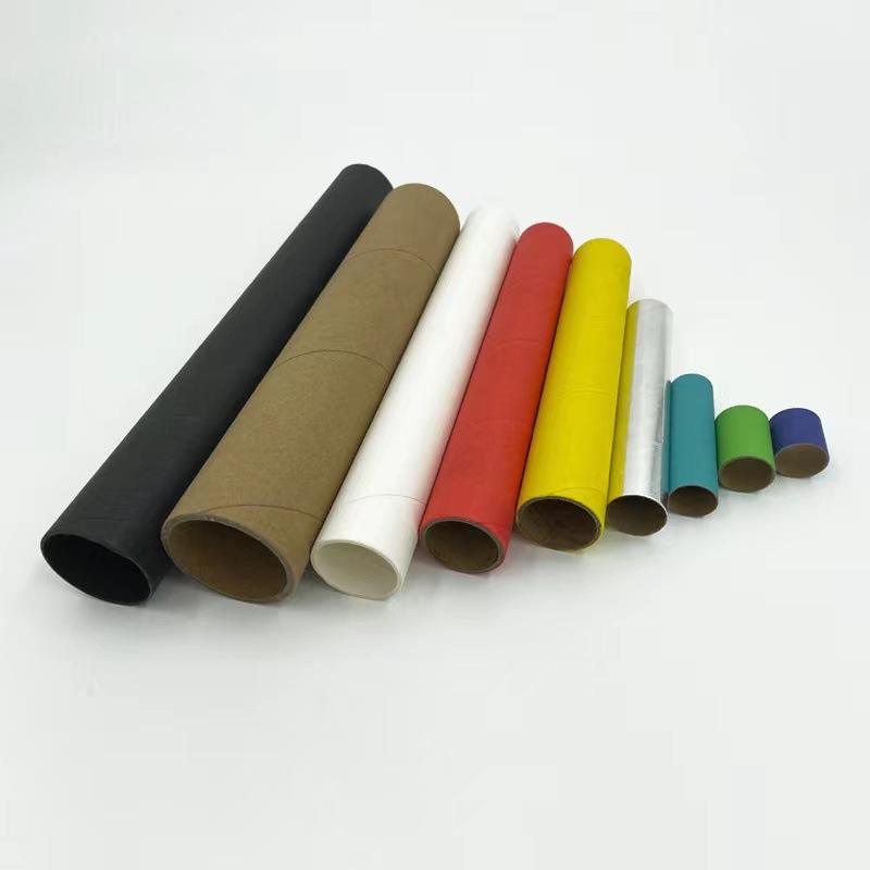 Tubes en papier Kraft biodégradables personnalisés de qualité alimentaire, emballage en carton, cylindre rond pour affiche, Tube à noyau de papier