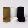 Tube de boîte de papier de livraison Eco Kraft brun de haute qualité personnaliser boîte ronde blanche emballage de tube de papier de cylindre biodégradable noir