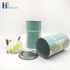 Tube de papier de qualité alimentaire de haute qualité, emballage de thé de style canette, emballage de tube biodégradable, emballage de tube de papier personnalisé pour la nourriture