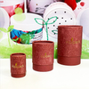Hallpack – boîte cylindrique en papier artisanal biodégradable, personnalisée pour les huiles de parfum, bougies et huiles essentielles, emballage en Tubes de papier