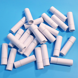Tube de papier Kraft noyau de papier blanc Tube d'emballage biodégradable Deadorant brillant à lèvres Push Up papier baume à lèvres Tube