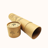 Tubes en papier Kraft biodégradables personnalisés de qualité alimentaire, emballage en carton, cylindre rond pour affiche, Tube à noyau de papier