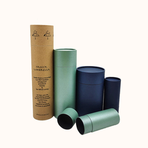 L'emballage fait sur commande réutilisé par 100% de T-shirt chaussettes empaquetent l'emballage de tubes de papier de carton d'emballage