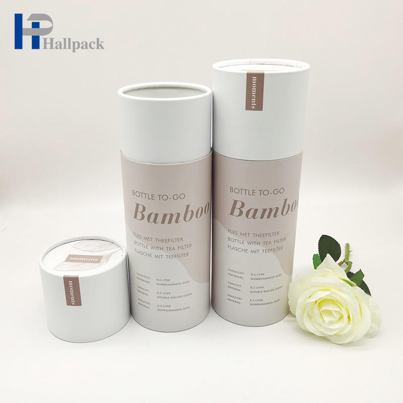 L'emballage fait sur commande réutilisé par 100% de T-shirt chaussettes empaquetent l'emballage de tubes de papier de carton d'emballage
