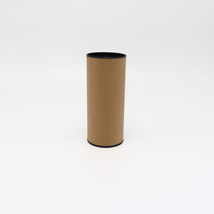 Tube de papier rond de qualité alimentaire, emballage de thé Direct d'usine, papier Kraft entièrement artisanal, Protection de l'environnement pour échantillon personnalisé