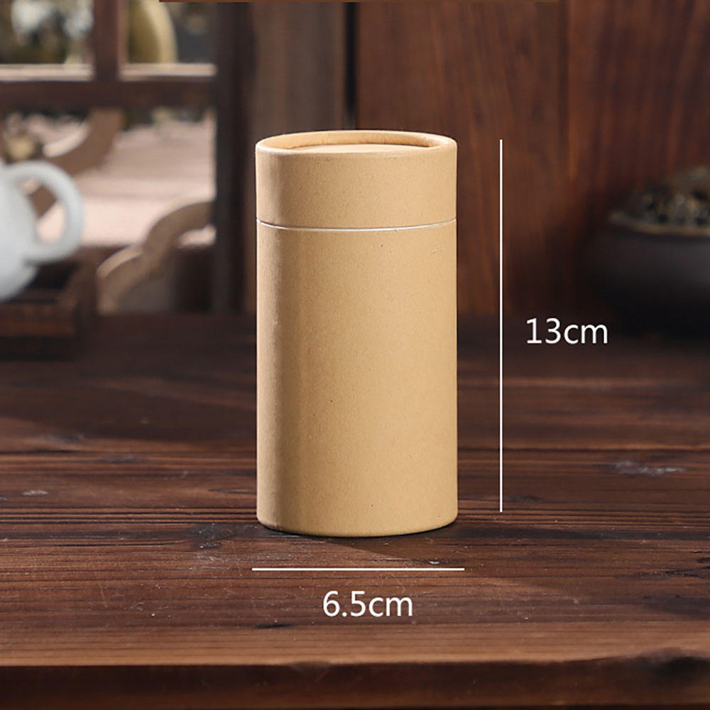 Emballage fait sur commande de cylindre rond de tube de papier d'emballage de catégorie comestible biodégradable pour la poudre de protéine de thé et les grains de café
