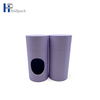 Tubes en papier artisanaux écologiques personnalisés, conteneur rond en Carton, écharpe, sous-vêtements, cylindre, emballage en Tube de papier avec fenêtre