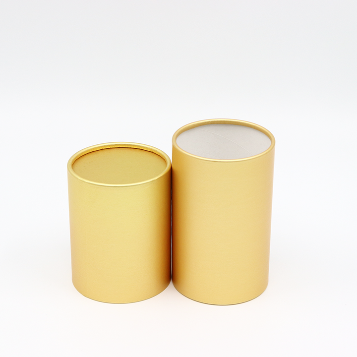 Emballage fait sur commande qui respecte l'environnement de tube de papier de boîte de cylindre de carton d'emballage de catégorie comestible pour le thé de café