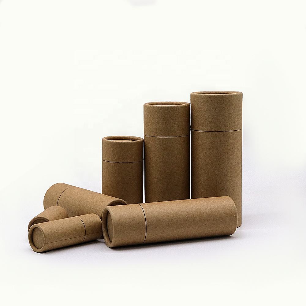 Emballage cosmétique personnalisé de haute qualité, boîte cylindrique en carton, emballage en Tube de papier pour bouteille de parfum, huile essentielle